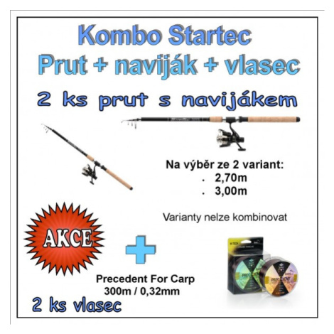Saenger Kombo Startec Prut + naviják + vlasec 1 + 1 Varianta 3,00m