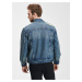 GAP Džínová bunda icon denim jacket Modrá