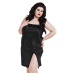 DKaren Plus Size Slip Bella Black