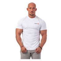 Pánské tričko Nebbia Minimalist Logo 291 White