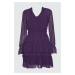 Trendyol Both Dress - Purple - Ruffle