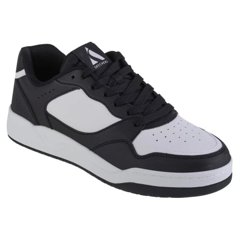 ČERNO-BÍLÉ STYLOVÉ TENISKY SKECHERS KOOPA-VOLLEY LOW VARSITY Černá