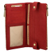 Luxusní dámská kožená peněženka Katana Lisa, červená