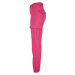 Ladies Cotton Twill Utility Pants - hibiskus pink