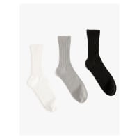 Koton 3-Pack of Crewneck Socks