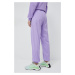 Bavlněné kalhoty Champion fialová barva