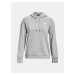 Světle šedá mikina Under Armour Essential Fleece Hoodie