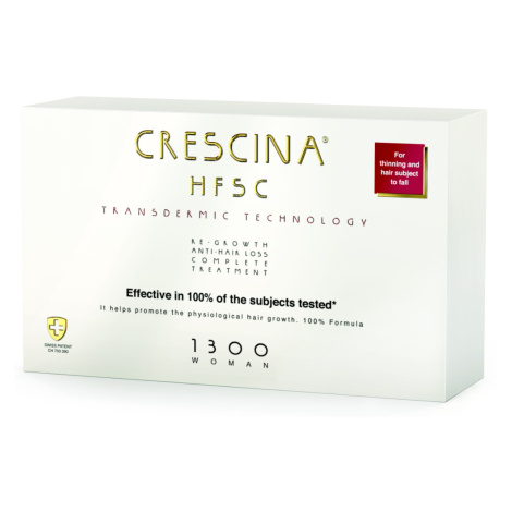 Crescina Transdermic péče na podporu růstu vlasů pro ženy ampule 20x3,5 ml stupeň 1300