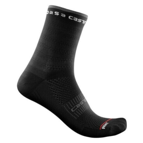 Castelli Rosso Corsa W 11 Sock Black L/XL Cyklo ponožky