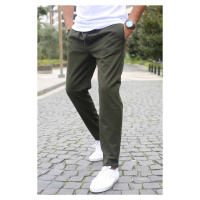 Madmext Khaki Basic Jogger Pants 5486