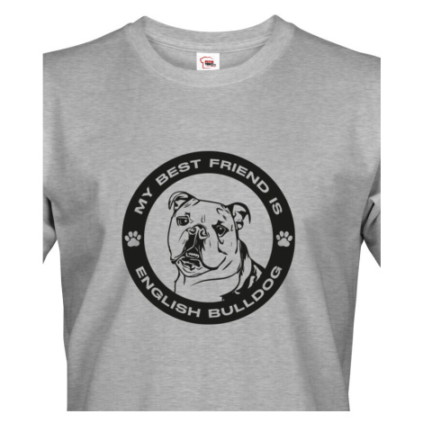 Pánské tričko Anglický buldok -  dárek pro milovníky psů BezvaTriko