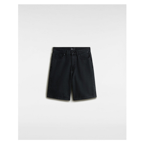 VANS Check-5 Baggy Denim Shorts Men Black, Size