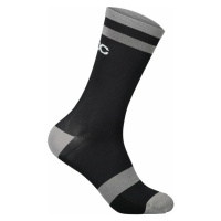 POC Lure MTB Sock Long Uranium Black/Granite Grey S Cyklo ponožky