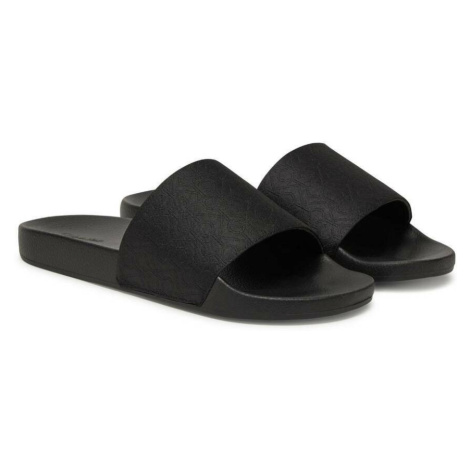 Calvin Klein pánské černé pantofle HM0HM01762 45
