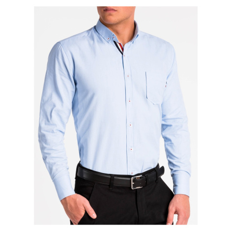 Ombre Clothing Men's shirt with long sleeves K490
