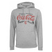 Mr. Tee Old Coca Cola Logo Hoody grey
