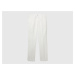 Benetton, Cream White Slim Fit Cotton Chinos