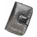 Luxusní dámská kožená peněženka Elegant croco grey, šedá
