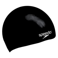 Speedo MOULDED SILC CAP JU Juniorská plavecká čepice, černá, velikost