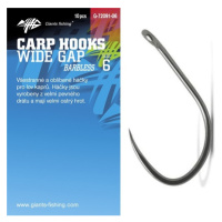 Giants fishing háček carp hooks wide gape bez protihrotu 10 ks - velikost 8
