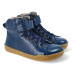 CRAVE WINFIELD Dark Blue | Dětské zimní zateplené barefoot boty