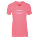 Růžové skinny tričko Tommy Jeans