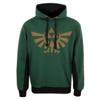 The Legend Of Zelda Hyrule and Symbols Mikina s kapucí tmave zelená