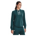 Mikina Under Armour Rival Terry Hoodie Tourmaline Teal