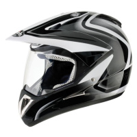 AIROH S4 Stripe S4S17 helma černá/bílá
