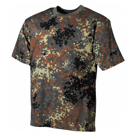 Bavlněné tričko US army MFH® s krátkým rukávem - flecktarn Max Fuchs