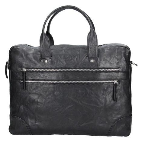 Lagen Pánská kožená taška přes rameno 2333-2 černá