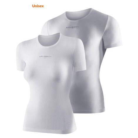 Brubeck UNISEX tričko 3D s krátkým rukávem Multifunctional bílé