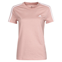 Adidas 3 Stripes T-SHIRT Růžová