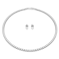 Swarovski Luxusní set šperků Matrix Tennis 5647730 (náhrdelník, náušnice)