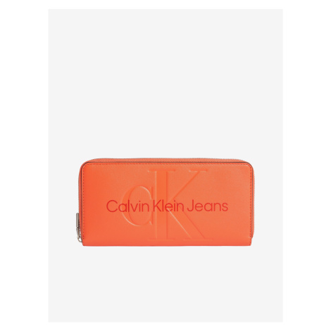 Oranžová dámská peněženka Calvin Klein Jeans