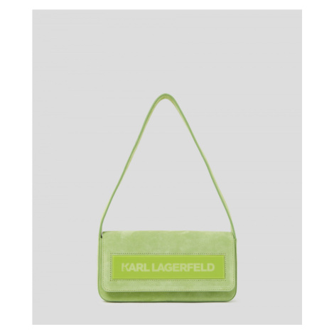 Kabelka karl lagerfeld k/essential k md flap shb sued zelená