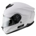 Moto přilba W-TEC Yorkroad Solid White Grey Glossy