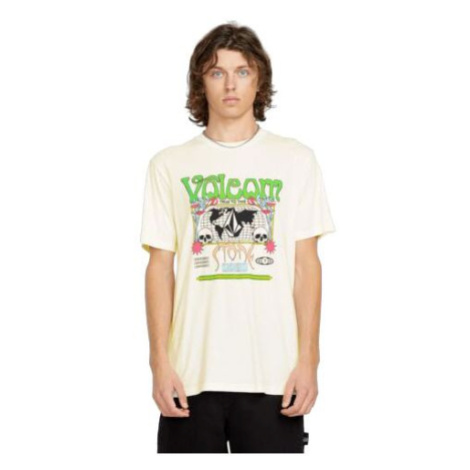 TRIKO VOLCOM Worldly S/S - béžová