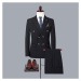 Společenský a elegantní oblek 2v1 dvouřadé sako