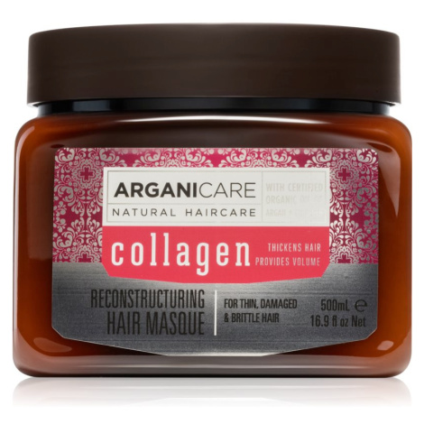 Arganicare Collagen Reconstructuring Hair Masque regenerační maska na vlasy 500 ml