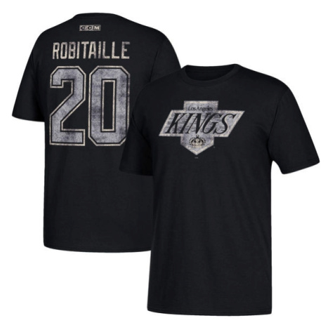 Los Angeles Kings pánské tričko black #20 Luc Robitaille Retired CCM