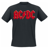 AC/DC Red Logo Tričko černá