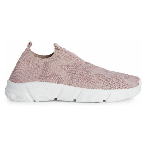 Dětské boty Geox růžová barva