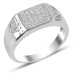 OLIVIE Pánský stříbrný prsten 3729