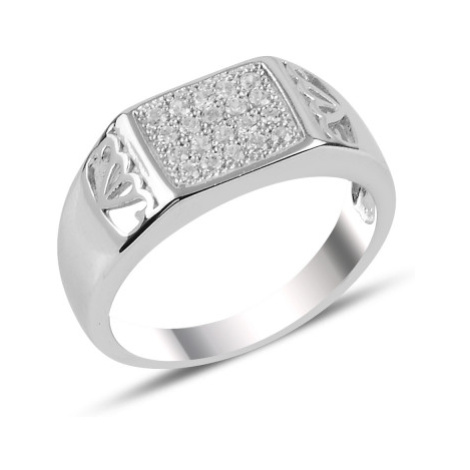 OLIVIE Pánský stříbrný prsten 3729