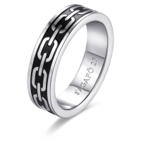 S`Agapõ Masivní ocelový prsten pro muže Ripple SRP37 63 mm