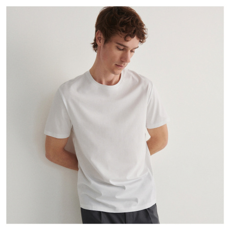 Reserved - Hladké tričko ze směsi lyocellu - Bílá