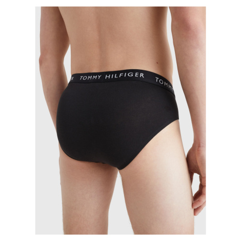 Pánské slipy 3-PACK ESSENTIAL BRIEFS UM0UM022060TE černá - Tommy Hilfiger