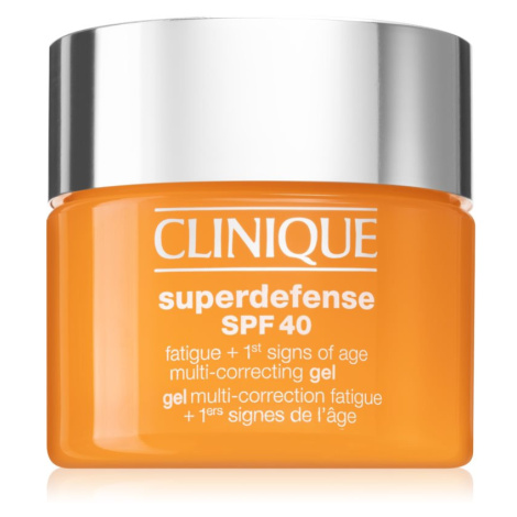 Clinique Superdefense™ SPF 40 Fatigue + 1st Signs of Age Multi Correcting Gel hydratační gel pro