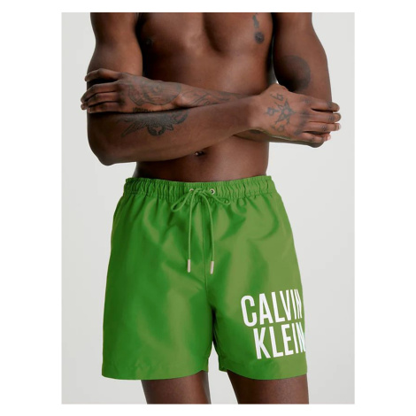 Zelené pánské plavky Calvin Klein Underwear